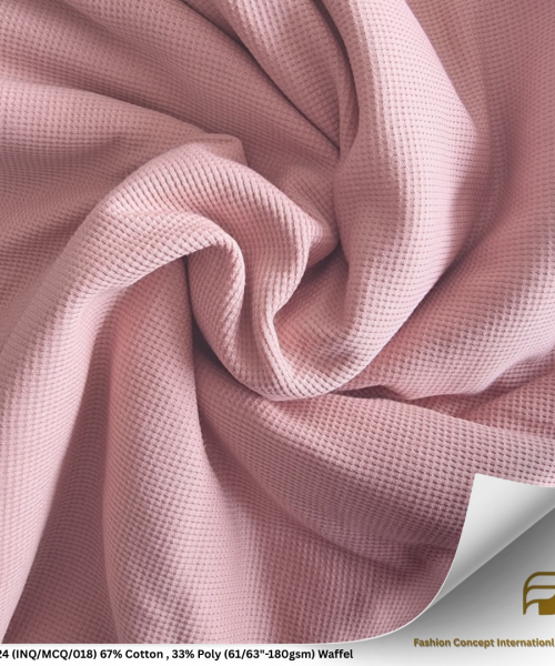 MS880324 (INQ/MCQ/018) 67% Cotton , 33% Poly (61/63"-180gsm) Waffel
