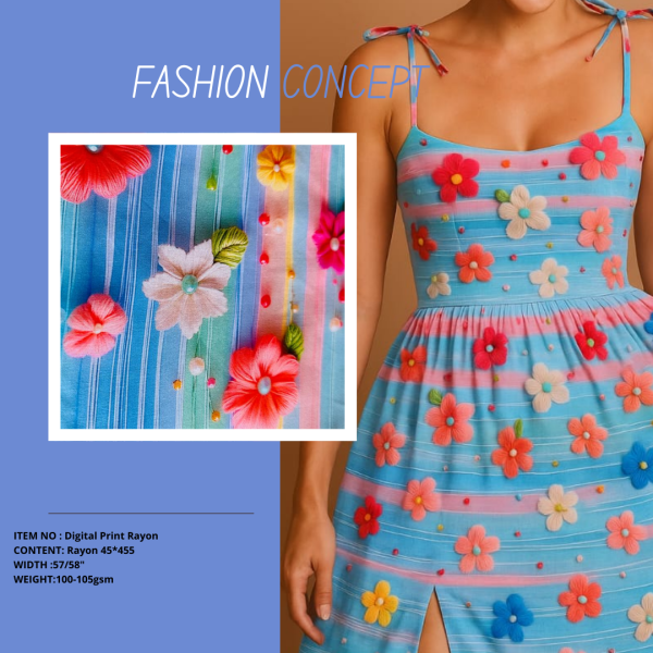 Digital Print Rayon - Image 2