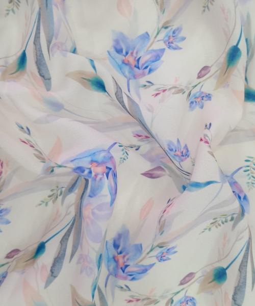 NO.25-416 Moss crepe Printed,100%Poly 150cm(125-130gsm)